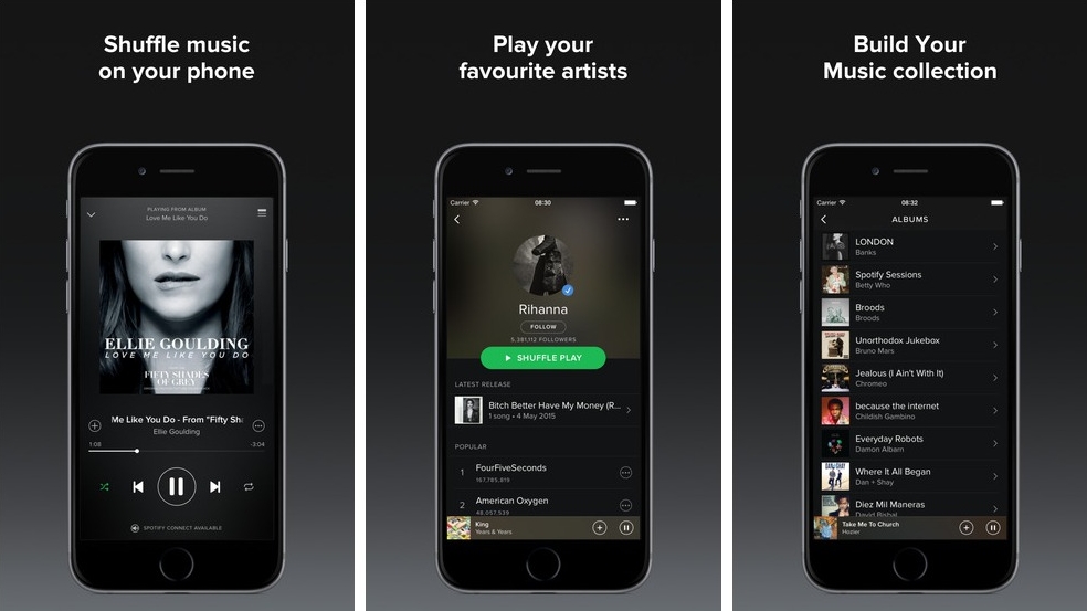 Spotify Music app. brings some great features to your iOS device... 